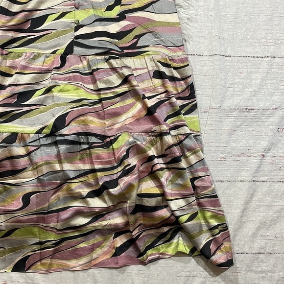NWT TED BAKER Warrenn Printed Button Through Cami Midi Dress Dusky Pink - Picture 12 of 12